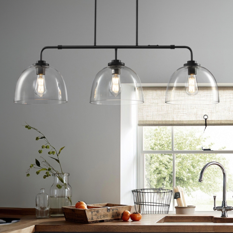 Glass Pendant Lights For Kitchen 