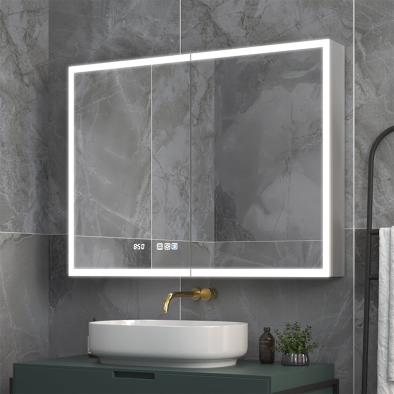 Bathroom Medicine Cabinet with Lighted Mirror