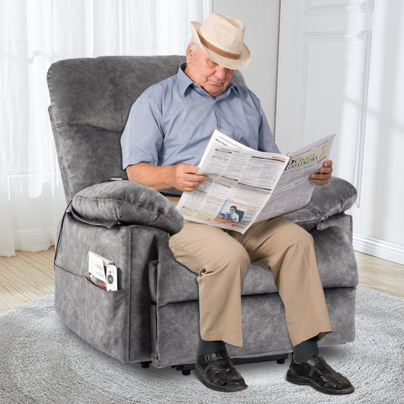 Power Lift Recliner Chair with Massage & Heating
