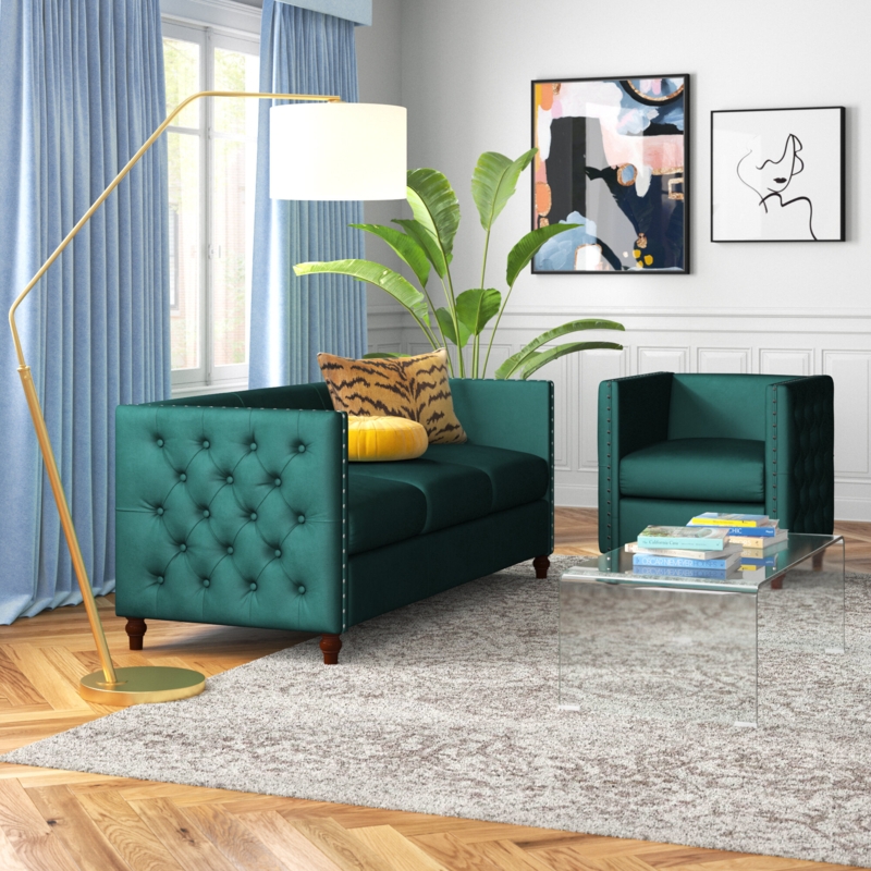 Green Living Room Furniture