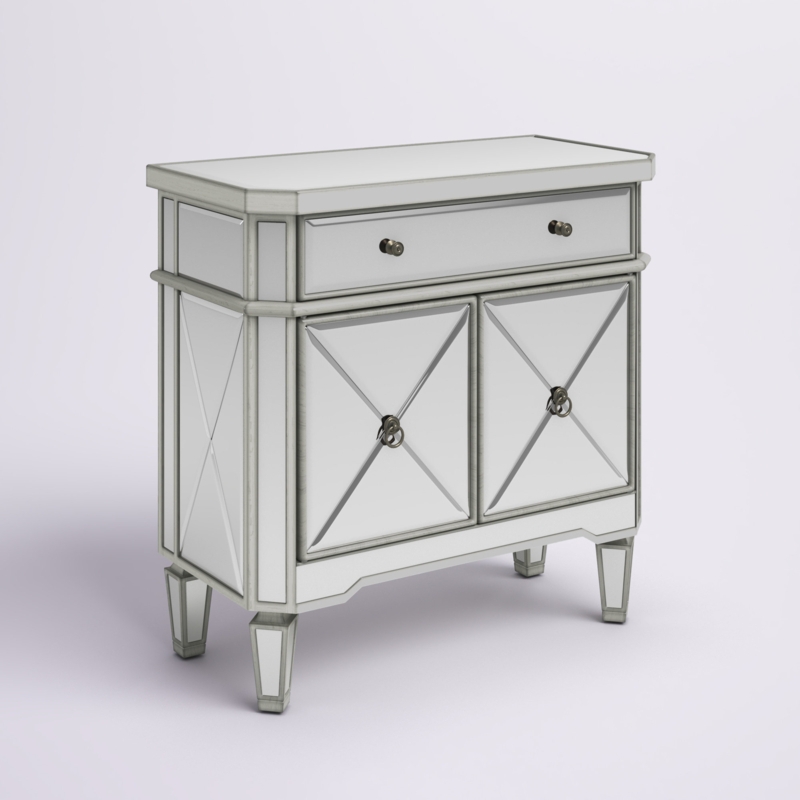 Classic Silver Bar Cabinet