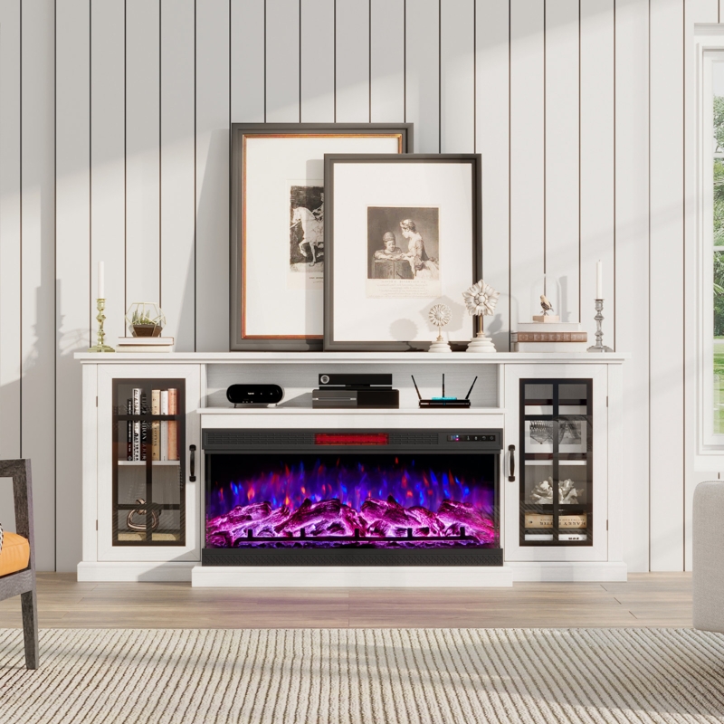Industrial Wall-Mounted Desk with Shelves