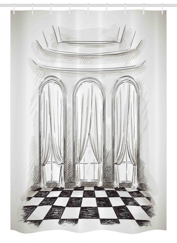 Decorative Stall Shower Curtain