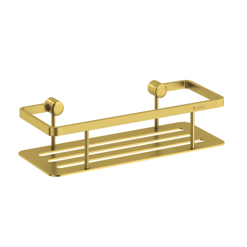 Brushed Brass Shower Basket