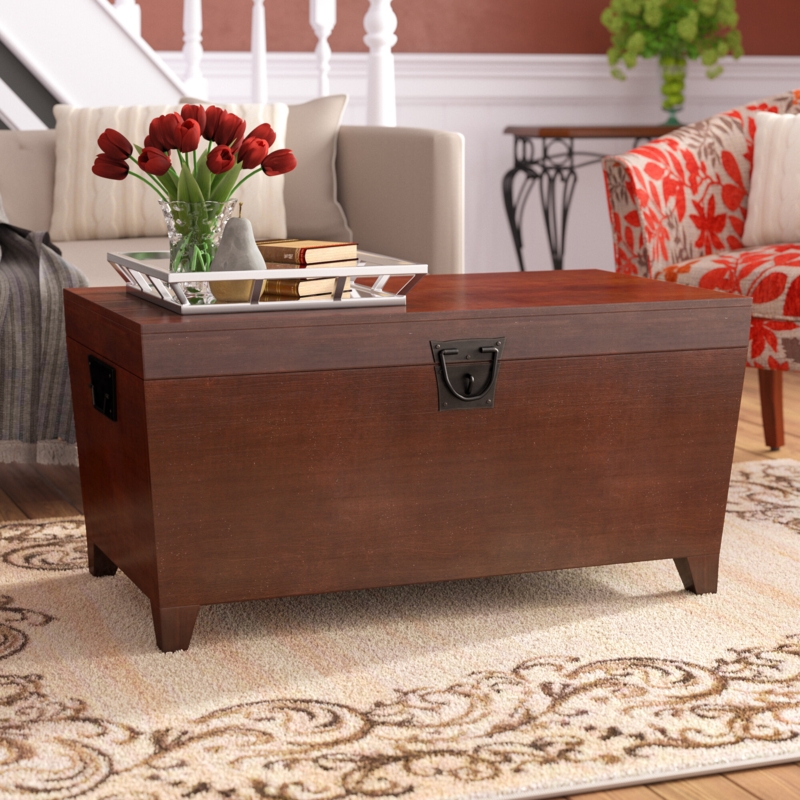 Classic Coffee Table with Hidden Storage