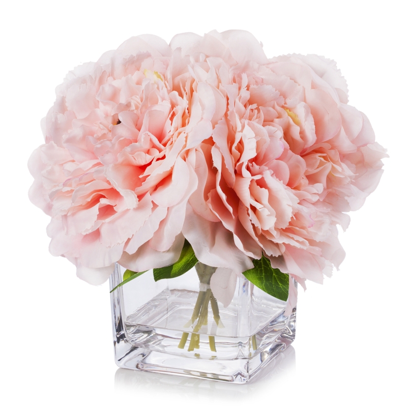 Enchanting Silk Peony Blossoms