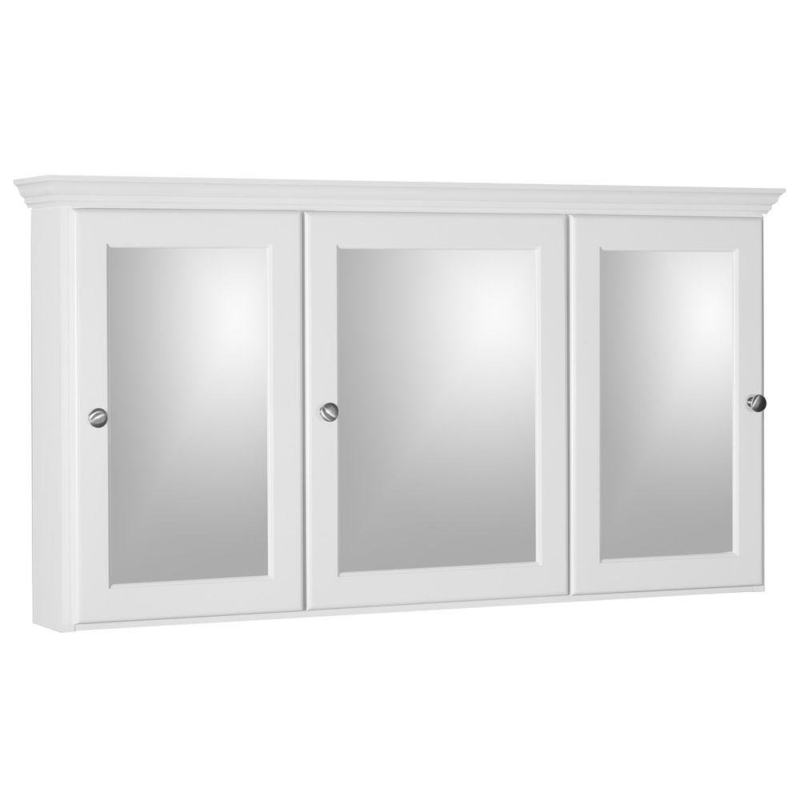 Dark Alder Tri-View Medicine Cabinet