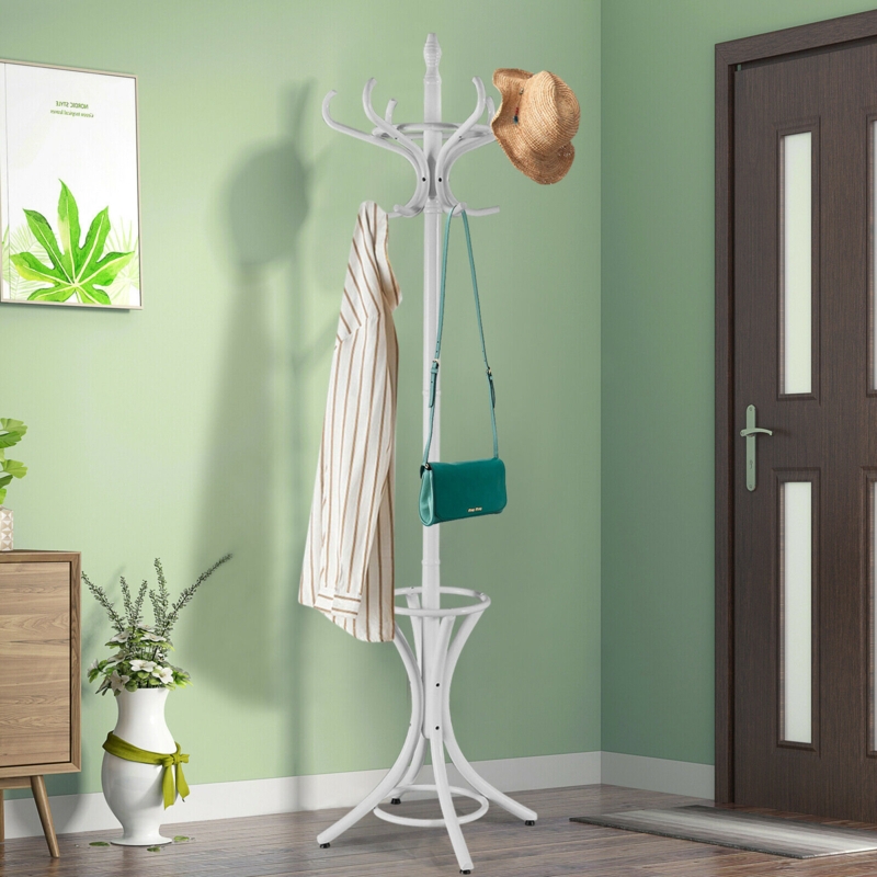 Coat Rack Stand with Umbrella Holder