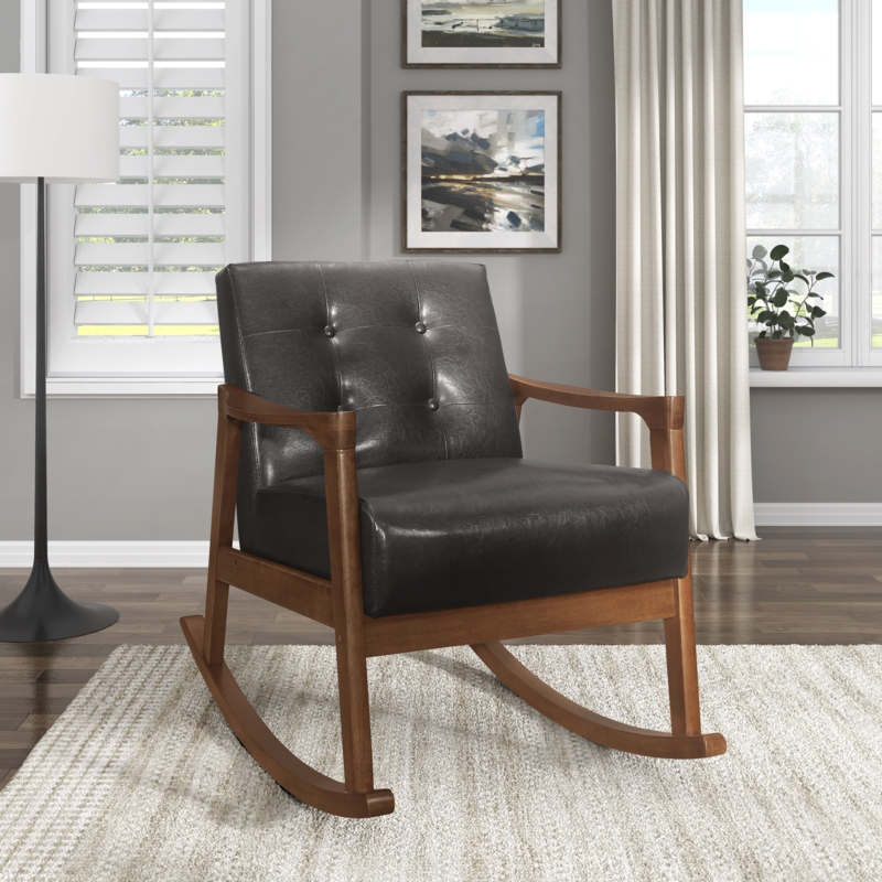 Mid-Century Modern Accent Rocking Chair