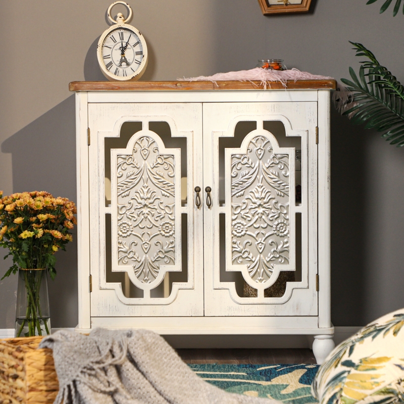 Elegant Chinoiserie Storage Cabinet