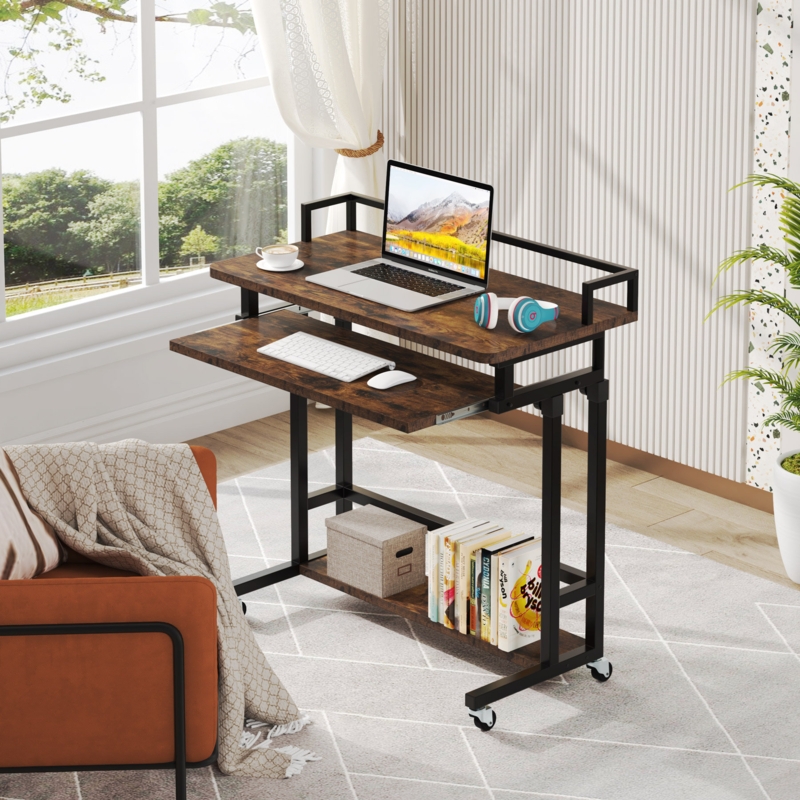 Compact Portable Desk with Storage