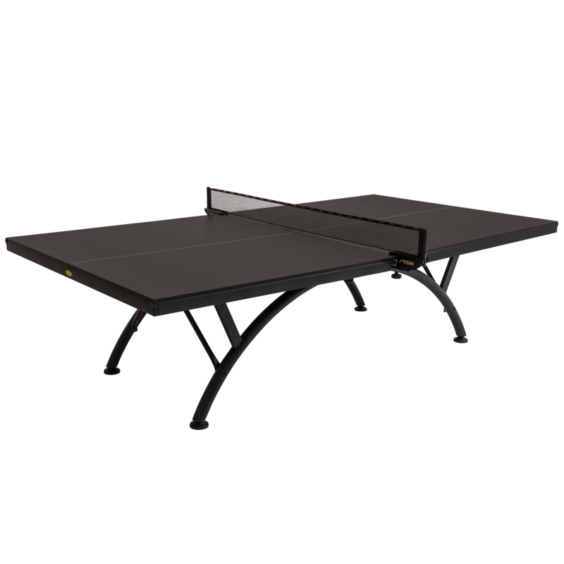 Premium Table Tennis Table with Aluminum Accents