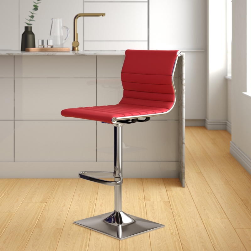 Sleek Modern Bar Stool with Swivel