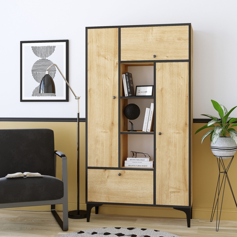 Stylish Bookshelf with Unique Design