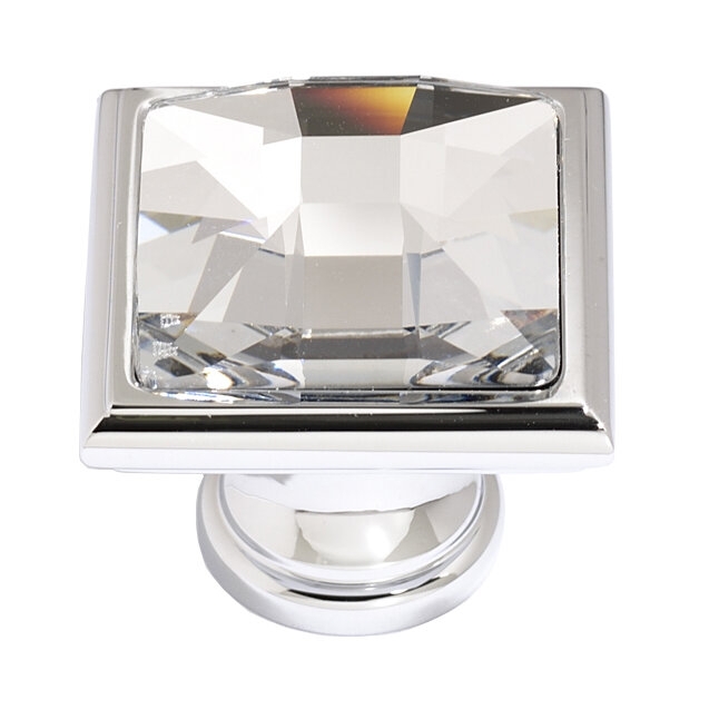 Swarovski Crystal Square Door Knob