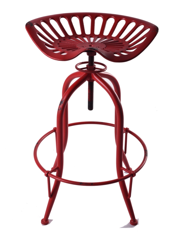 Vintage Industrial-Style Barstool