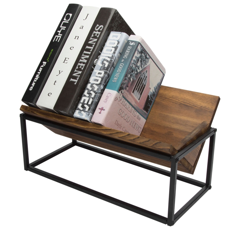 Vintage Trough Style Desktop Book Organizer