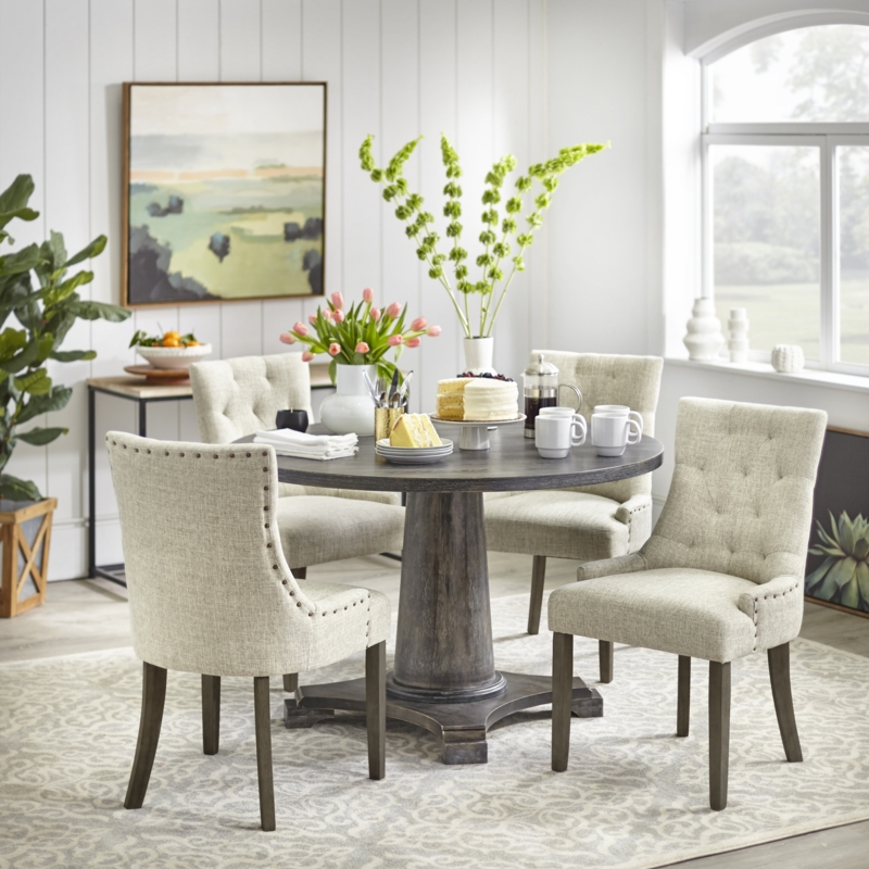 5-Piece Modern Glass Dining Set
