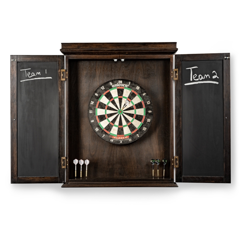 Classic Dartboard Cabinet with Hand-Crafted Details