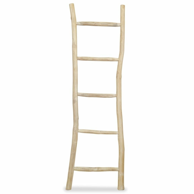 Teak Towel Ladder Rack