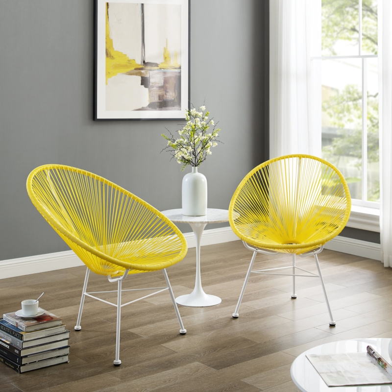 Wicker Tripod Chairs for Indoor & Outdoor Spaces