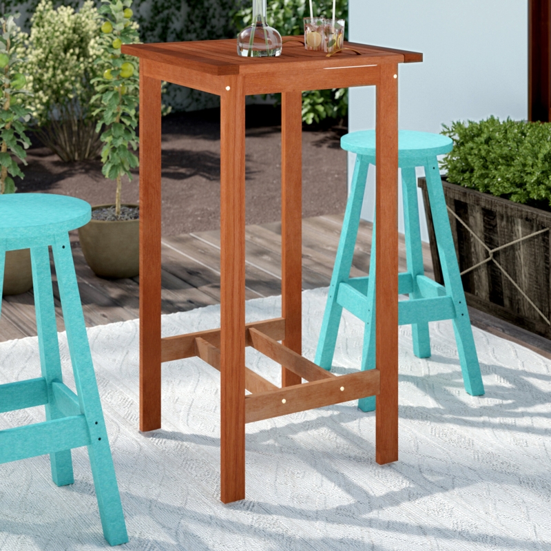 Eucalyptus Wood Bar Table