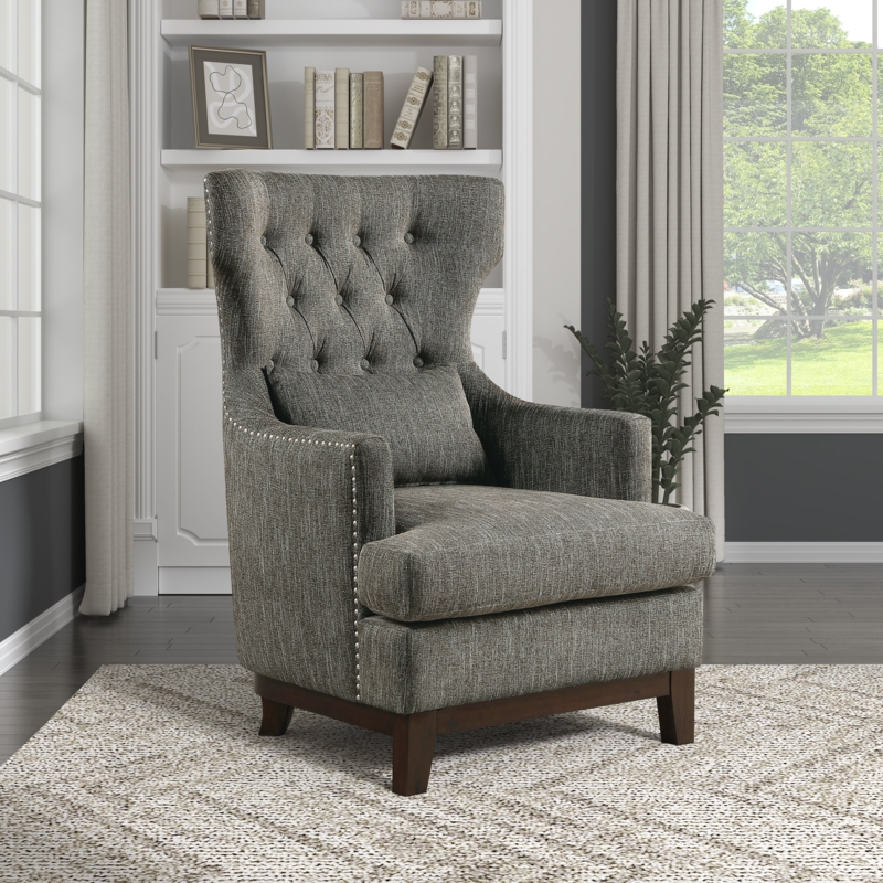 Classic Wingback Accent Chair