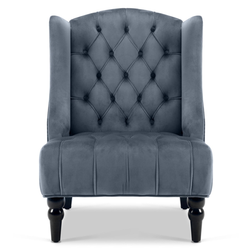 Stylized Wingback Armchair