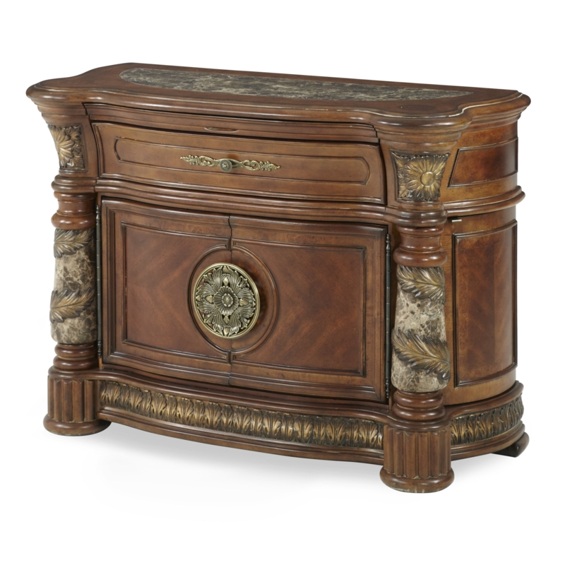 Classic Marble-Top Bachelor's Chest