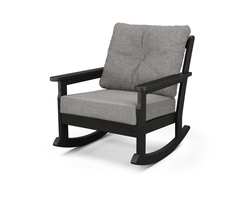 Deep Seating Rocking Chair with Cushions