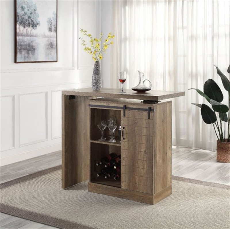 Sleek Dining Bar Table with Swivel Top