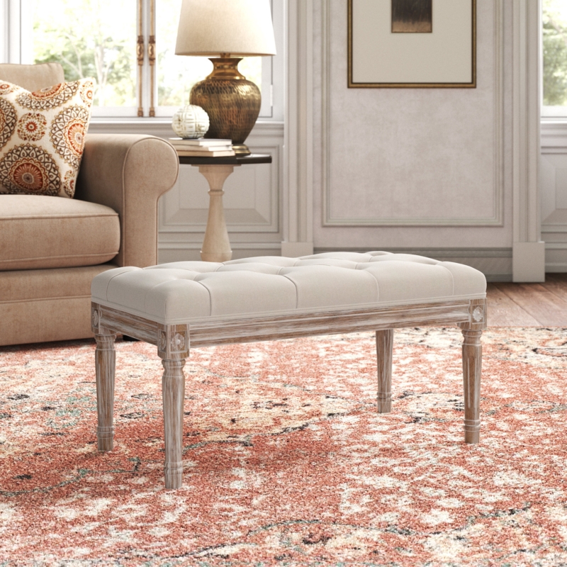 French Country Oak Bench