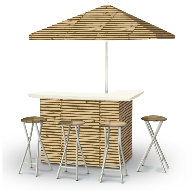 Folding Outdoor Stool with Removable Cover