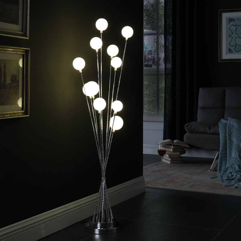 11-Light Multiarmed Floor Lamp