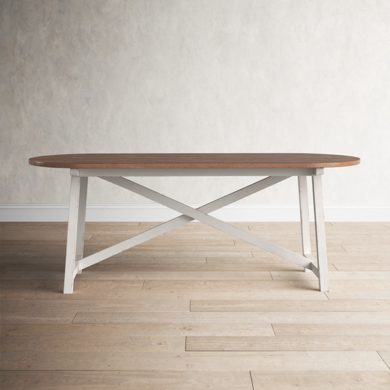 Classic Oval Trestle Base Table