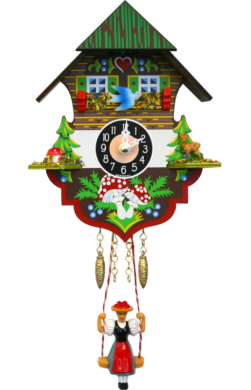 Battery Operated Cuckoo Wall Clock