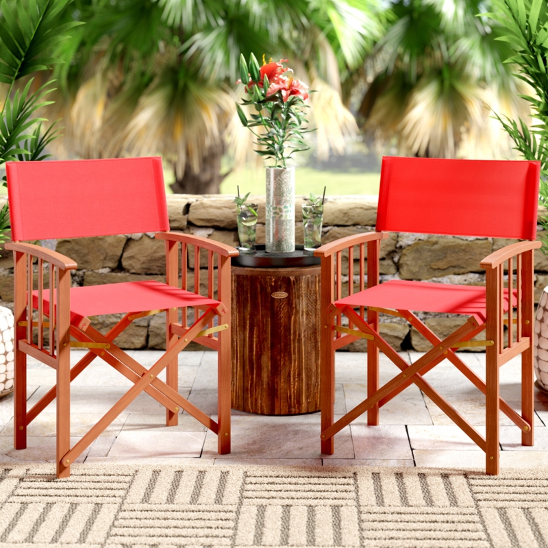 Folding Patio Dining Chair Set