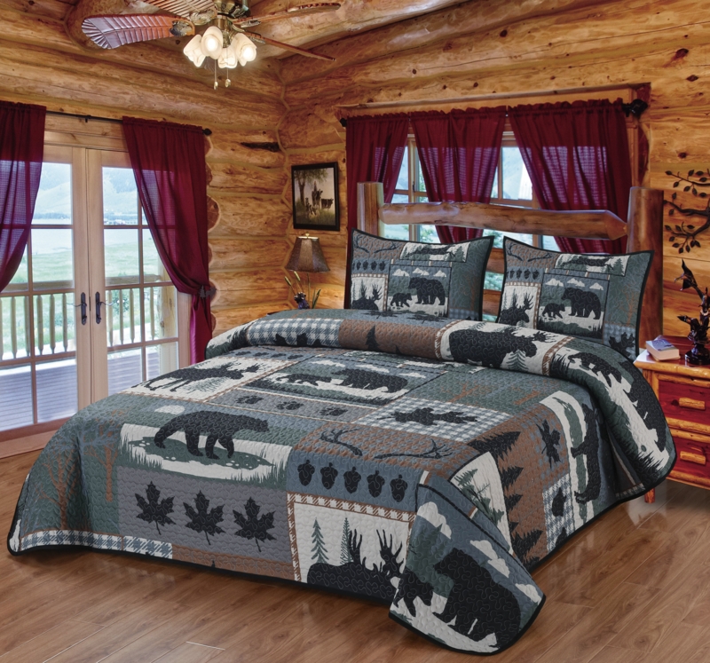 Textured Pattern Polyester Bedding Set