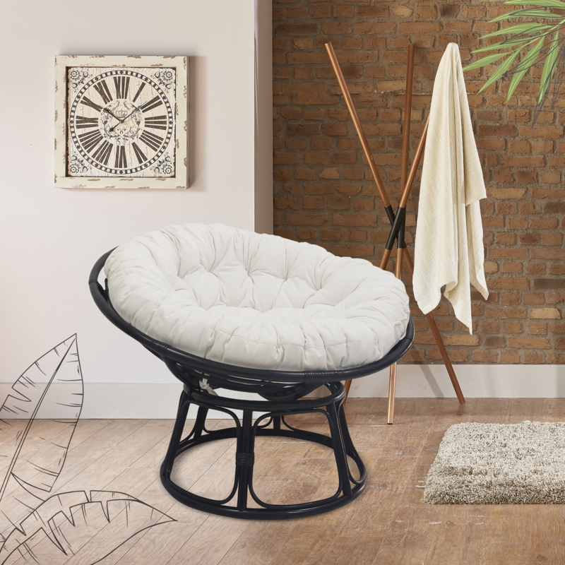 Boho Chic Rattan Lounge Chair