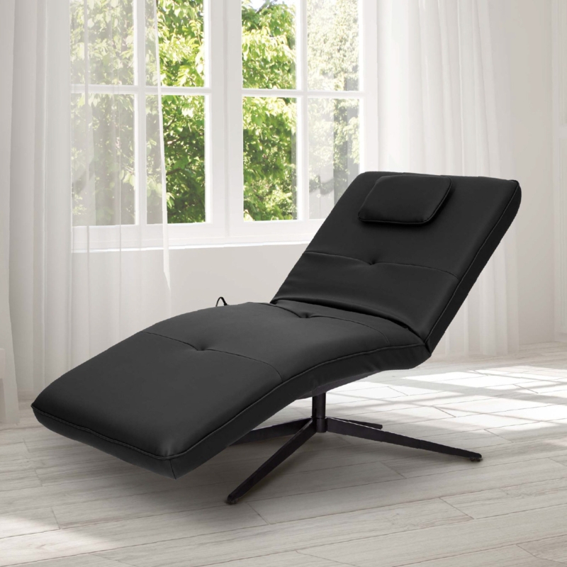 Yoga Chair with Leather Design
