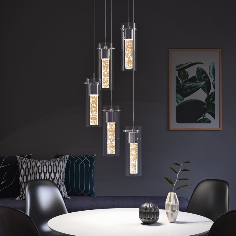 5-Light LED Cluster Pendant