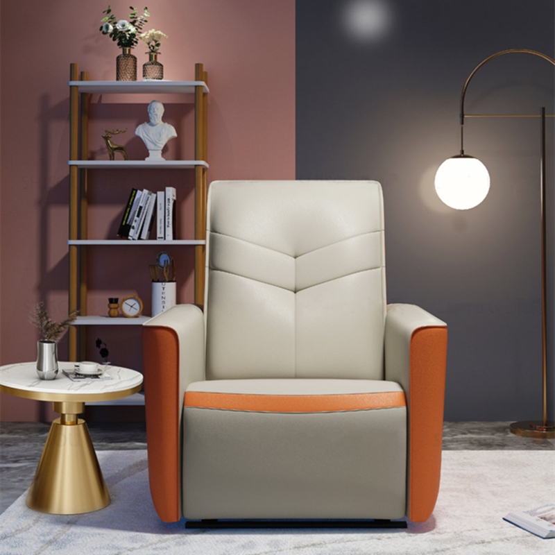 Manual Button Recliner with Swivel and Tilt