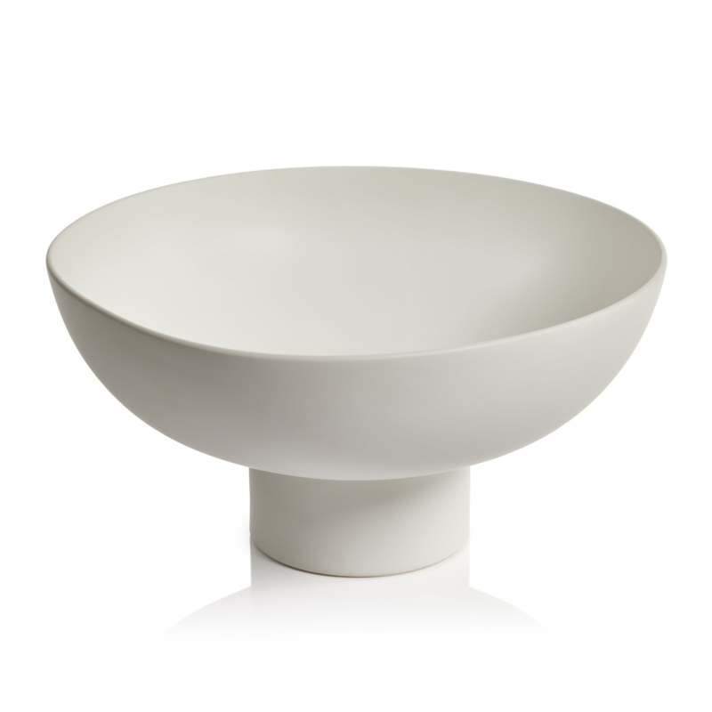 Matte White Serving Bowl