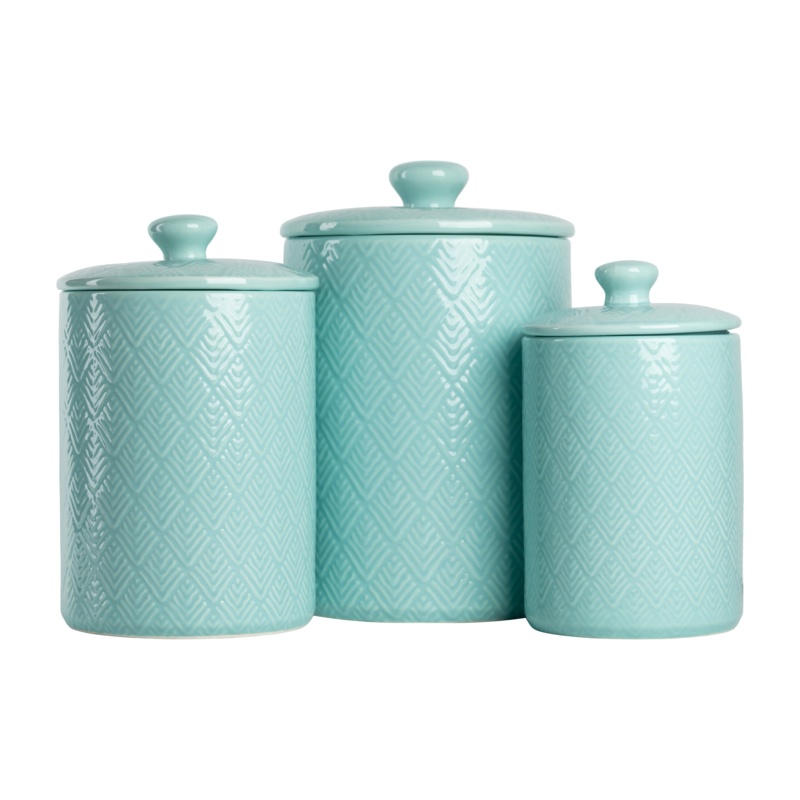 3 Piece Kitchen Canister Set