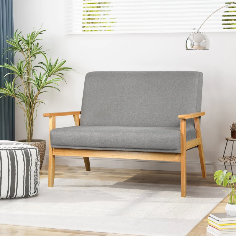 44.5" Square Arm Loveseat