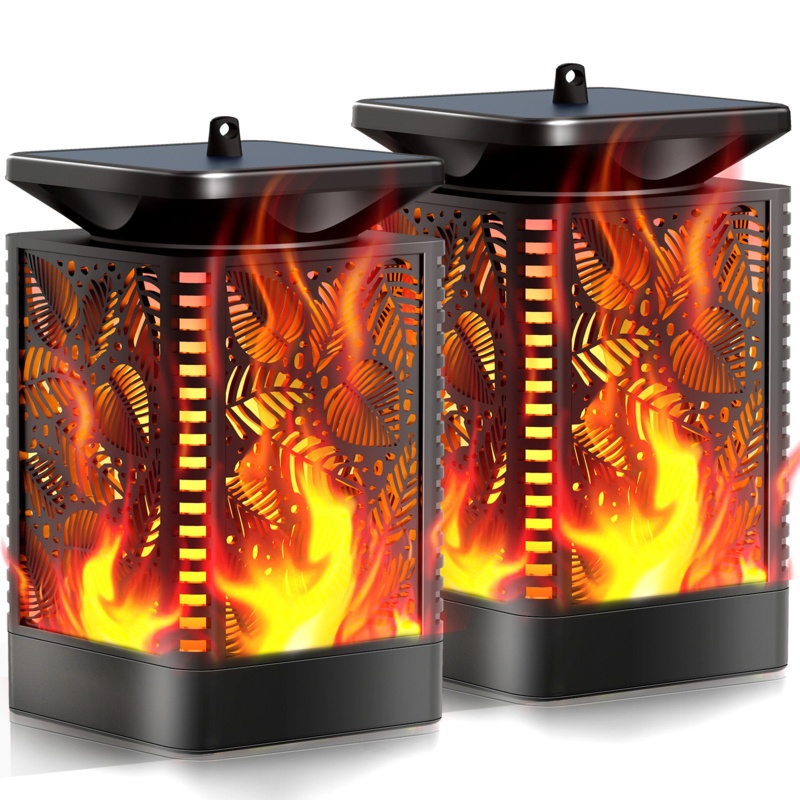 6'' Solar Powered Integrated LED Outdoor Lantern