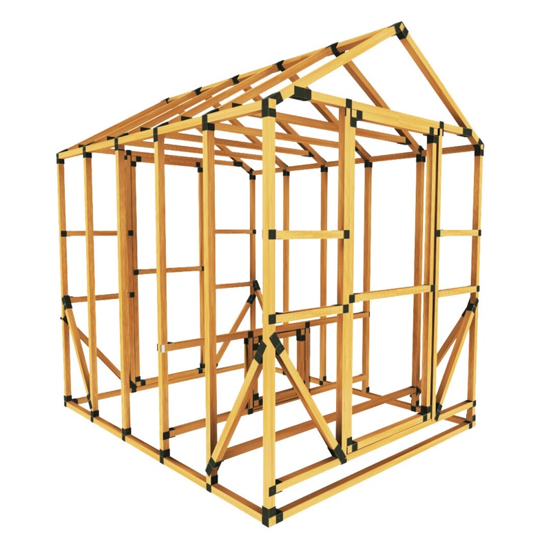 72 Square Feet Chicken Coop with Chicken Run