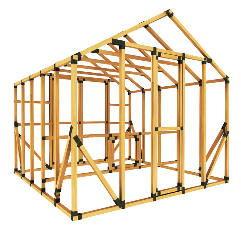 90 Square Feet Chicken Coop with Chicken Run