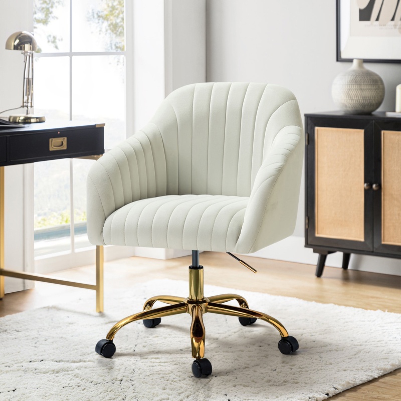 Adan Velvet Task Chair