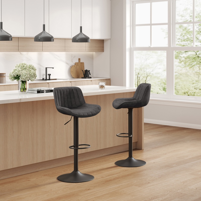 Almeida Swivel 23.42'' Counter Stool